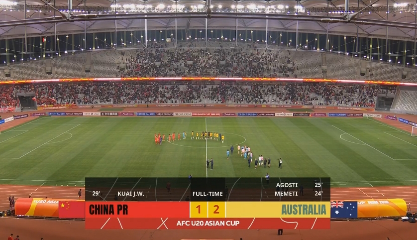  1-2不敵澳洲！大家給國(guó)青本場(chǎng)表現(xiàn)打幾分？1/4決賽做好哪些方面？