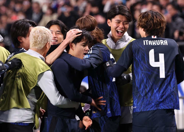  日本隊(duì)22名旅歐球員中15人來自五大聯(lián)賽，是22年3月出線時的兩倍